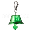 Iron Bell Pendant Decoration HJEW-JM02490-02-1