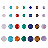 SUPERFINDINGS 56Pcs 28 Styles Chakra Natural & Synthetic Mixed Gemstone Cabochons G-FH0002-21-1