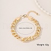Elegant Iron Figaro Chain Anklets for Women CU3269-5
