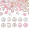200Pcs 10 Style Transparent Acrylic Beads Sets MACR-TA0001-27-2