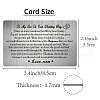 Rectangle 201 Stainless Steel Custom Blank Thermal Transfer Wallet Card DIY-WH0252-008-2