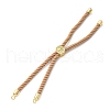 Cotton Cord Bracelet Making KK-F758-03-01-G-2