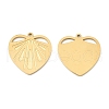Ion Plating(IP) 316 Surgical Stainless Steel Pendants X-STAS-K258-16G-2