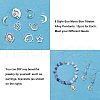 SUPERFINDINGS 96Pcs 8 Style Tibetan Style Alloy Pendants TIBE-FH0001-15-3