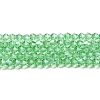 Transparent Electroplate Glass Beads Strands EGLA-A039-T3mm-A24-1