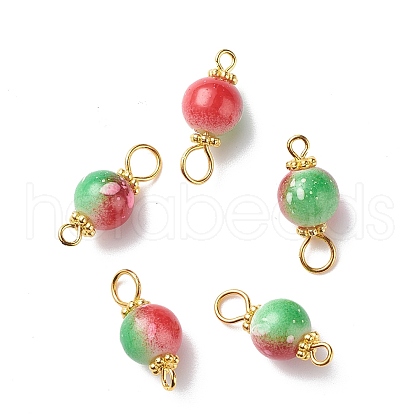 Two Tone Resin Connector Charms PALLOY-JF01871-01A-1
