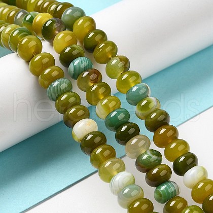 Natural Agate Beads Strands G-H295-C03-13-1