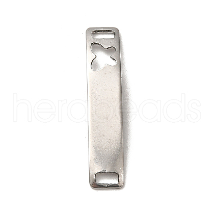 201 Stainless Steel Connector Charms STAS-D244-31P-A-1