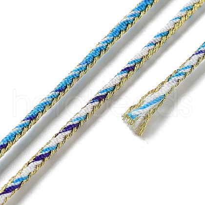 14M Two Tone Polyester Braided Cord OCOR-G015-02A-05-1