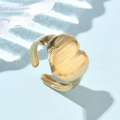 304 Stainless Steel Cuff Rings RJEW-P150-04G-1