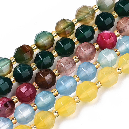 Natural Agate Beads Strands G-T131-82A-1