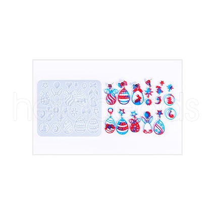 Easter DIY Pendant Molds AJEW-U023-01C-1