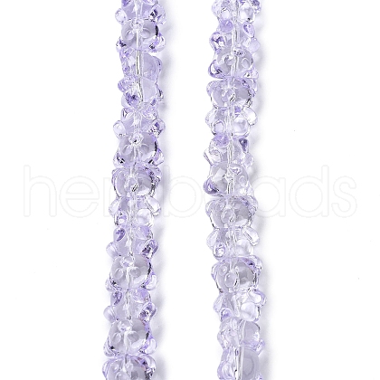 Electroplate Glass Beads Strands EGLA-P063-PL05-1
