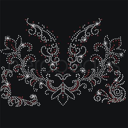 Glass Hotfix Rhinestone DIY-WH0303-043-1