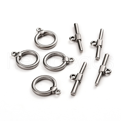 304 Stainless Steel Toggle Clasps STAS-D142-04A-P-1