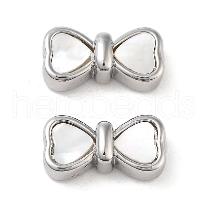 Brass and Shell Beads KK-B102-26P-1
