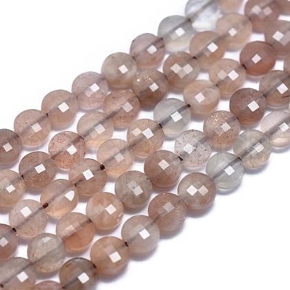 Natural Sunstone Beads Strands G-E530-07C-1