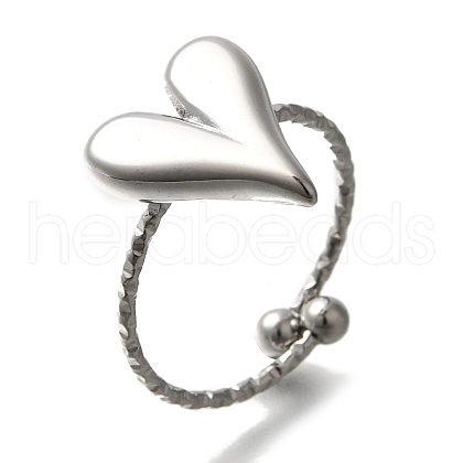 304 Stainless Steel Cuff Rings RJEW-Z074-09P-1