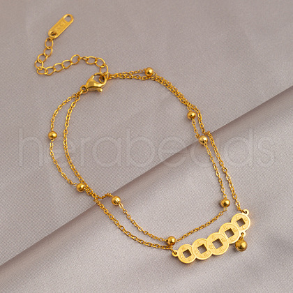 Stainless Steel Charms Anklets WG148E2-06-1