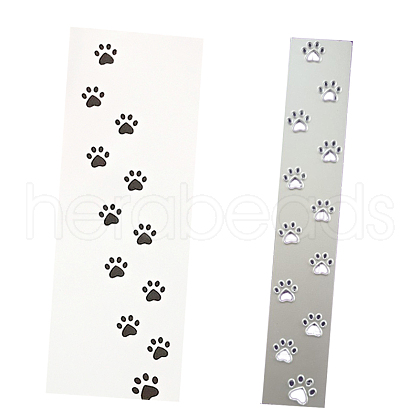 Dog Footprint Carbon Steel Cutting Dies Stencils DIY-H106-16-1
