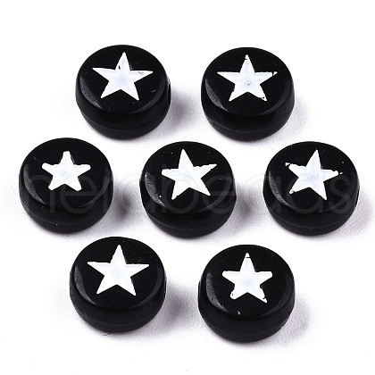 Opaque Acrylic Beads MACR-TAC0001-02-1