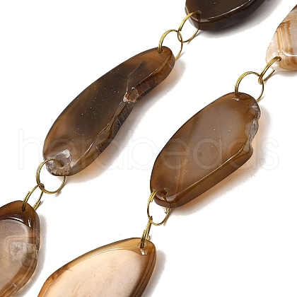 Natural Agate Beads Strands G-K348-09-01-1