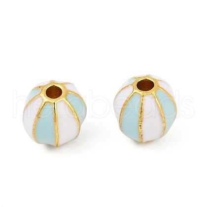 Brass Enamel Beads KK-Q081-05A-MG-1