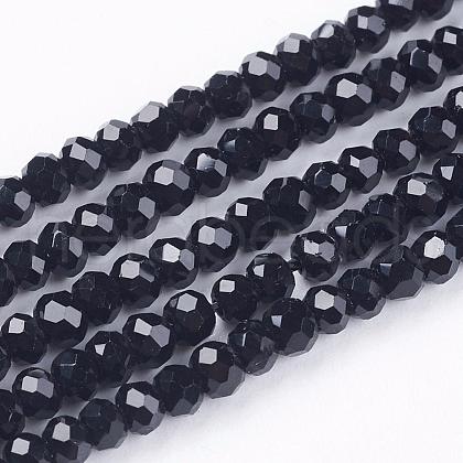 Crystal Glass Beads Strands GLAA-D032-2.5x2-14-1