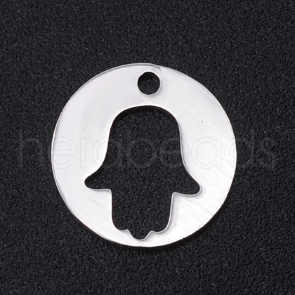 Non-Tarnish 201 Stainless Steel Laser Cut Charms STAS-S105-T957-1-1