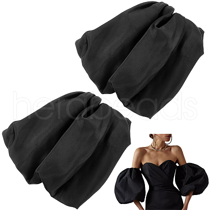 Satin Arm Sleeves for Women AJEW-WH20001-36A-1