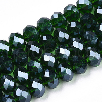 Electroplate Glass Beads Strands EGLA-A034-T3mm-A31-1
