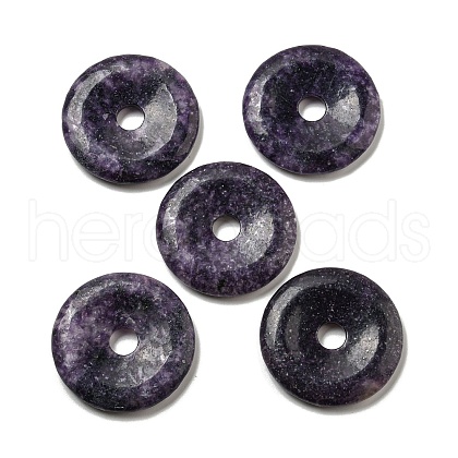 Natural Lepidolite Pendants G-P532-01A-04-1
