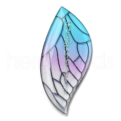 Transparent Epoxy Resin Cabochons CRES-A053-16A-1