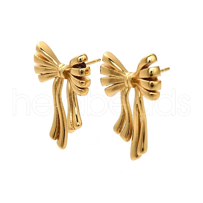 304 Stainless Steel Stud Earrings EJEW-P316-10G-1