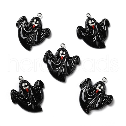 Halloween Opaque Resin Pendants RESI-D055-108P-1