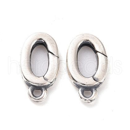 925 Sterling Silver Spring Gate Clasps STER-D036-12AS-1