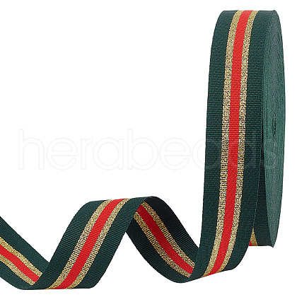   25 Yards Sparkle Polyester Glitter Ribbon OCOR-PH0002-37B-1
