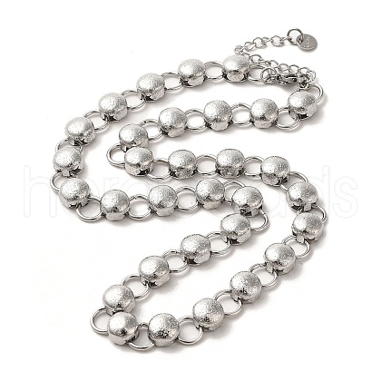 Handmade 304 Stainless Steel Necklaces NJEW-Q333-02C-02-1