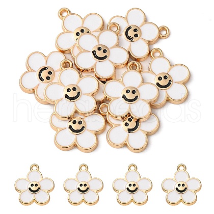 Alloy Enamel Pendants ENAM-YW0002-25A-1