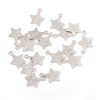 201 Stainless Steel Pendants STAS-G224-04P-1