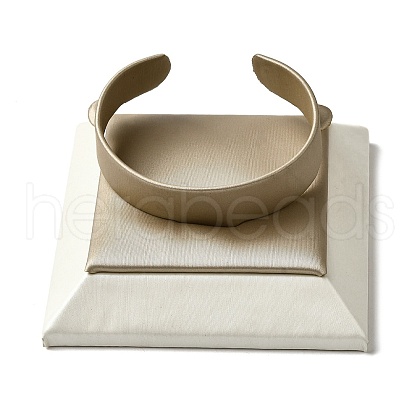 Imitation Leather Jewelry Bangle Display Stands ODIS-K005-01-1
