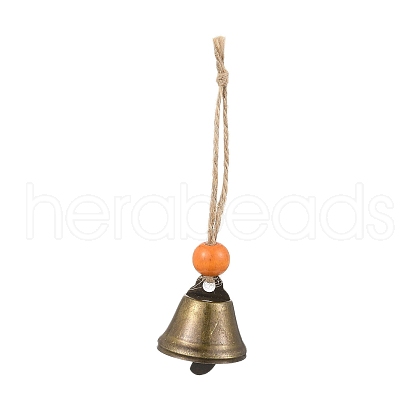 Iron Bell Hanging Ornaments HJEW-JM02417-04-1
