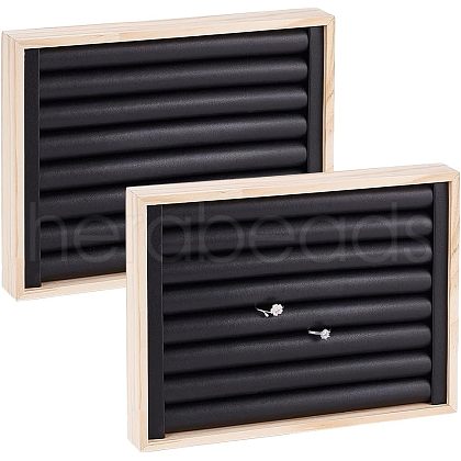 Wood Ring Display Boards RDIS-WH0009-008B-1