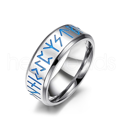 Luminous Stainless Steel Rings for Men PW-WG21092-04-1