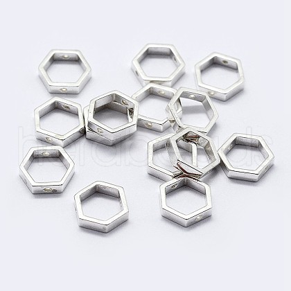 925 Sterling Silver Bead Frames STER-F036-12S-8.5x7.5-1