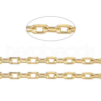 3.28 Feet Ion Plating(IP) 304 Stainless Steel Cable Chains X-CHS-D004-01G-1