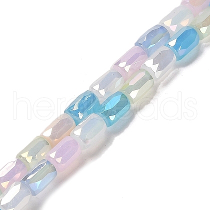 Electroplate Glass Beads Strands EGLA-D030-08J-1