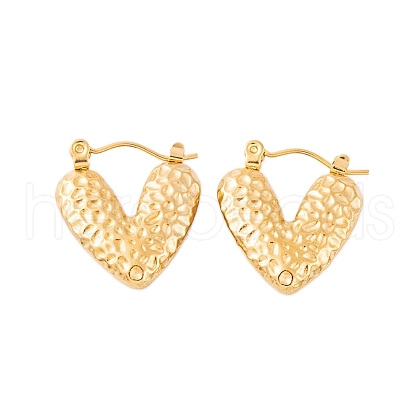 Ion Plating(IP) 304 Stainless Steel Hoop Earrings for Women EJEW-P279-27G-1