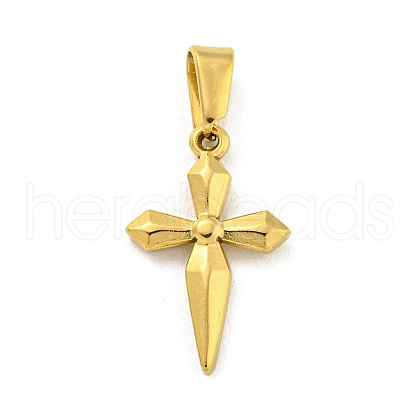 Ion Plating(IP) 304 Stainless Steel Pendants STAS-R231-08G-1