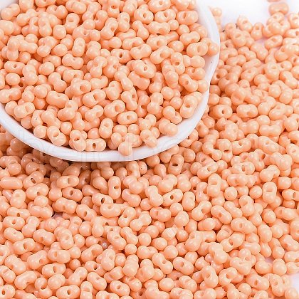 Baking Paint Glass Seed Beads SEED-K010-A14-1